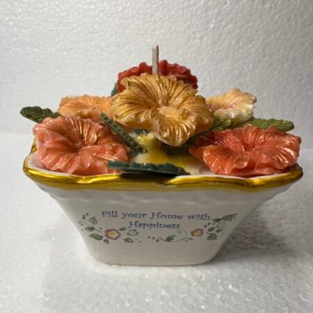 Hibiscus  Bouquet in Ceramic Pot