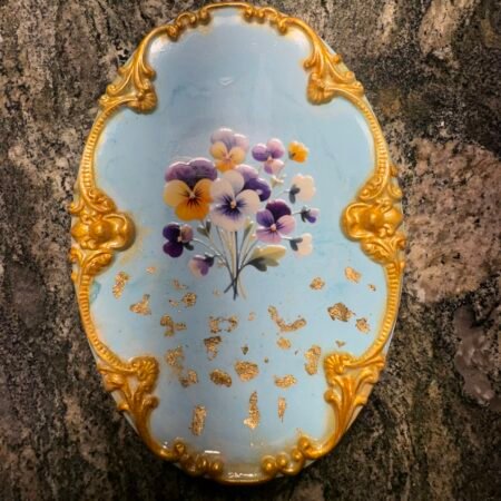 Pansies Keepsake Trinket